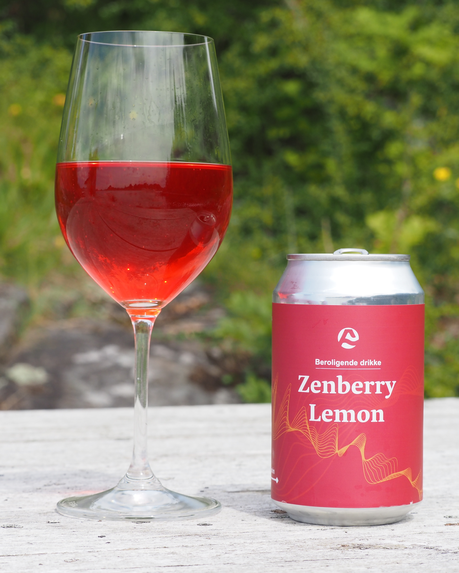 Zenberry Lemon (330mg L-theanine) - Sugarfree — Alpha Wave Beverages